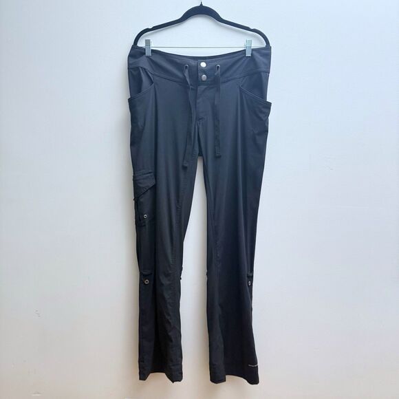 Columbia Just Right Straight Leg Pant Black Sz 12/44 Omni Shield Hiking Gorpcore - Picture 1 of 9